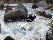 William Stott of Oldham White Torrent painting